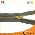 Different kinds of color tape brass zipper no.4 close end yg slider